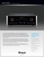 McIntosh MCD-301 - Brochure 